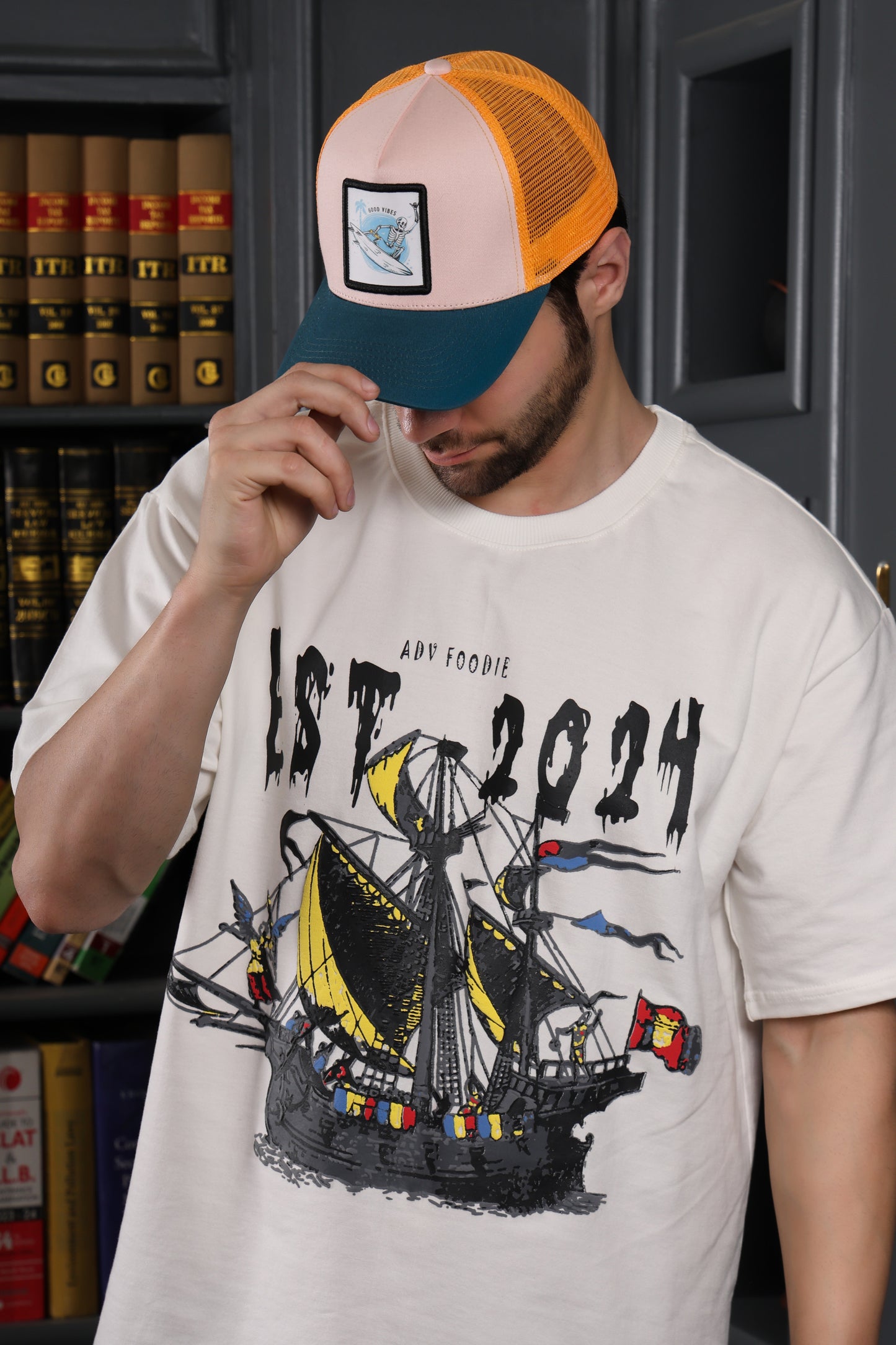Skelesurf Cotton Trucker